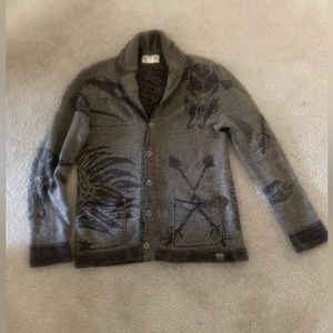 Ralph Lauren Denim Supply Shawl collar cardigan size Med